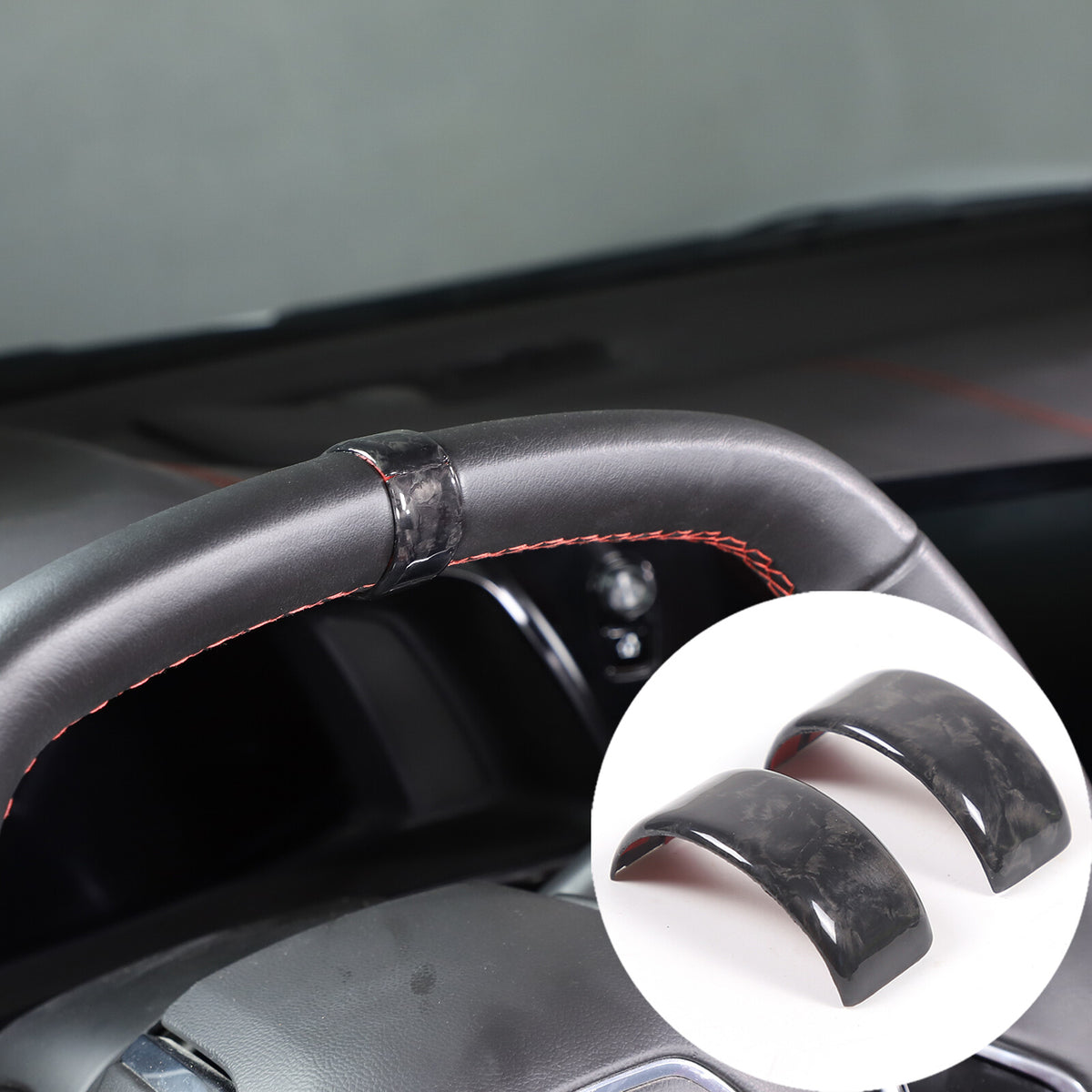 Forged Real Carbon Fiber Full Interior Set Cover Trim Kit For Corvette C8 20-25 - Variants 31-35 2