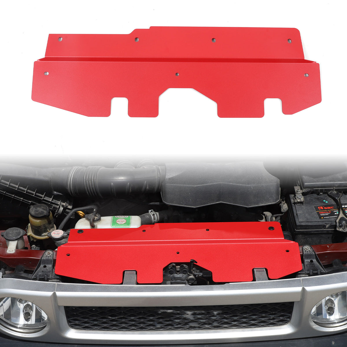 Red Replacement Engine Hood Cabin Cover For Toyota FJ Cruiser 2007-2021 13