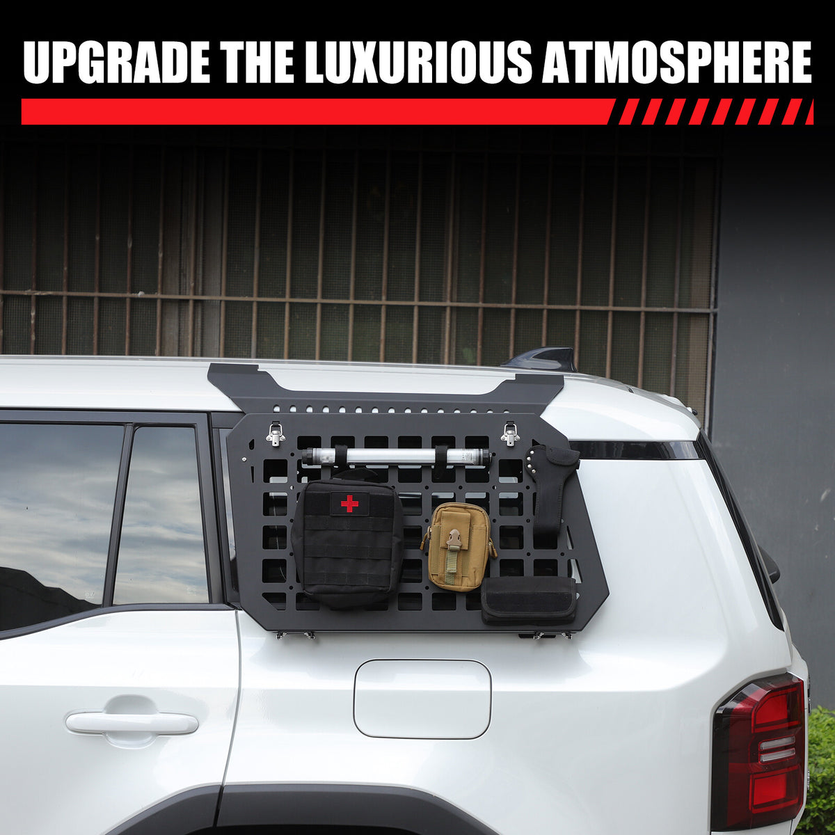 Exterior Side Window Molle Panel Storage For Toyota Land Cruiser LC250 24+ US 5