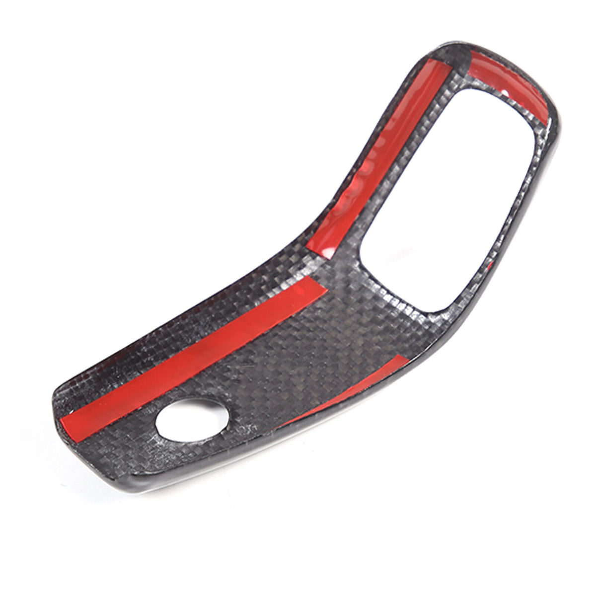 Real Carbon Fiber Gear Shift Knob Trim Set For Maserati Ghibli 2019-2023 4