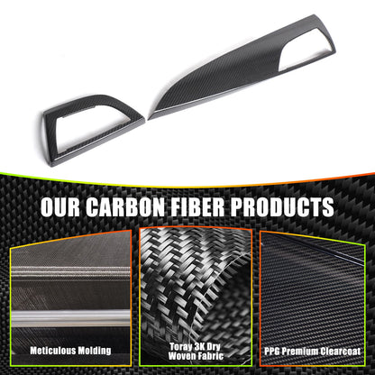 Real Carbon Fiber Center Dash Panel Trim For BMW 1 2 Serie F20 F21 F22 F23 12-17 7