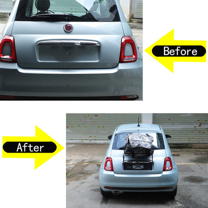 Hitch Mount Cargo Carrier Basket Rear Rack For Fiat 500 2010-2024 18