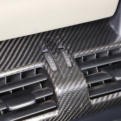 Real Carbon Fiber Rear Air Outlet Vent Panel Trim Cover For LR Defender 2020-24 13