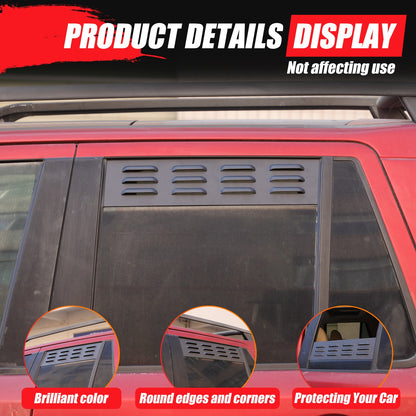 Rear Door Window Louver Air Vent Panel Trim Cover For LR Freelander 2 L359 07-15 9
