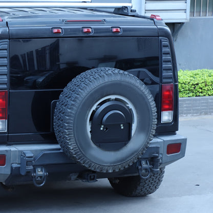 Matte Balck Rear License Plate Bracket Spare Tire Carrier For Hummer H2 03-09 11