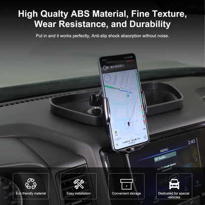 Wireless Dashboard Storage Tray Box Phone Holder For Nissan Frontier D41 2022-24 16