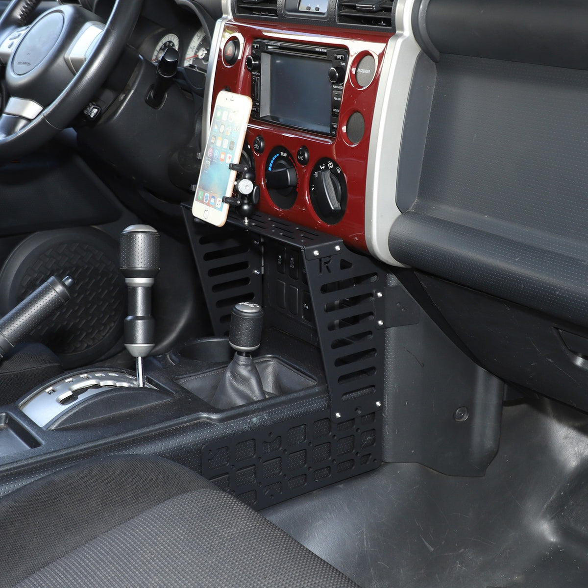 Off Road Center Console Molle Panel Device Mount For Toyota FJ Cruiser 07-21 1