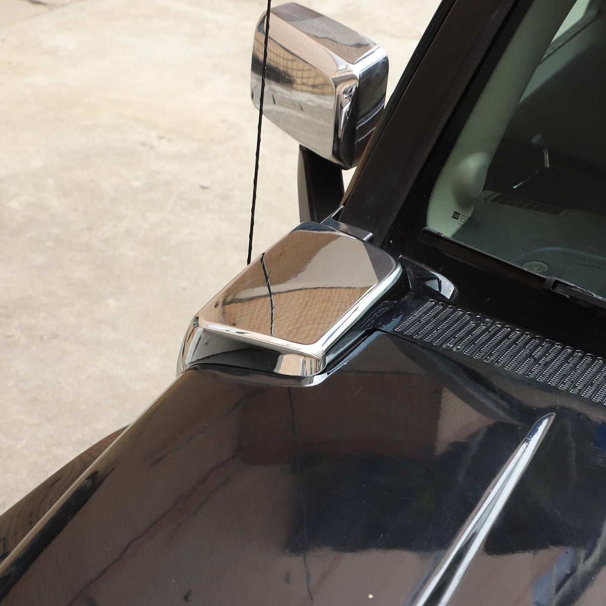 ABS Chrome Hood Side Trim Cover Scratch Resistant Trim For Hummer H3 2005-2009 8