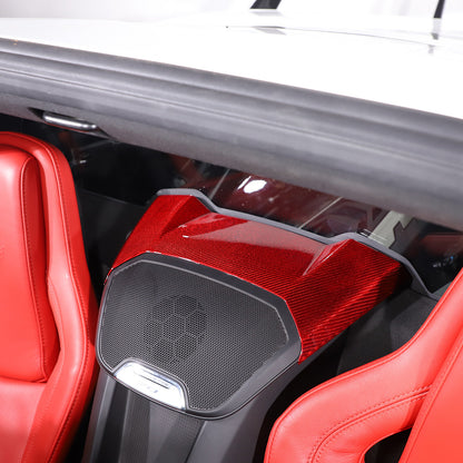 Red Real Carbon Fiber Full Interior Set Decor Trim Kit for Corvette C8 20-25 - Styles 56-60 47