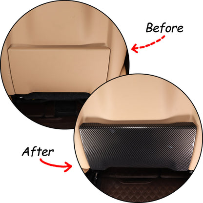 ABS Carbon Fiber Seat Back Anti-kick Panel Trim Cover For Range Rover Sport 2023 16
