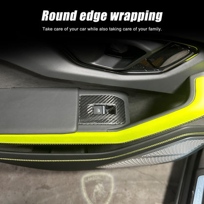 Real Carbon Fiber Window Lift Switch Panel Trim For Lamborghini URUS/SE 18-21 US 13
