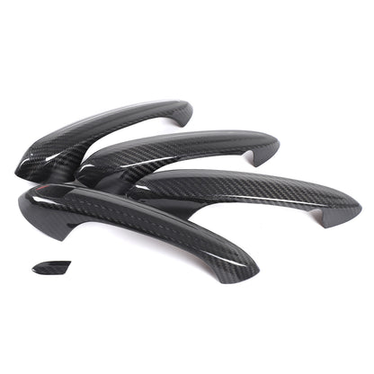 Real Carbon Fiber Exterior Door Handle Protector Trim for BMW 3 Series G20 20-25 8