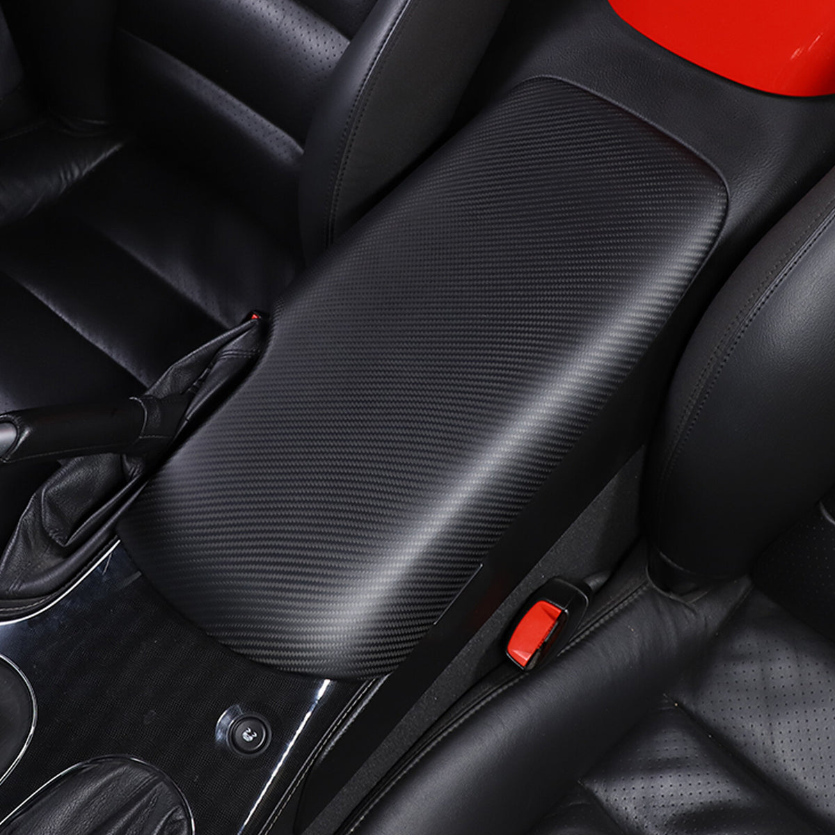 Matte Dry Real Carbon Fiber Center Console Trim Cover For Corvette C6 2005-13 41