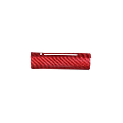 Red Carbon Interior CD Panel Decor Cover Trim Fit for Maserati Glibli 2014-15 3