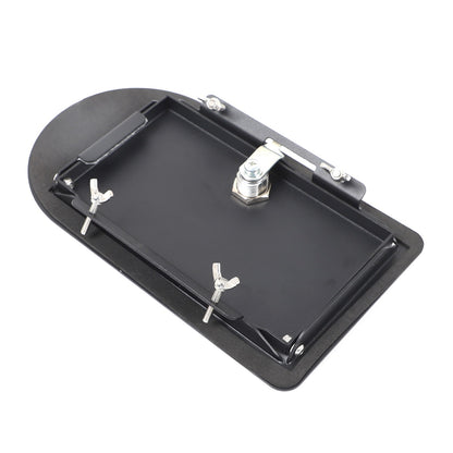 Carbon Steel Fuel Tank Cap Anti-Theft Lock Trim For LR Defender L663 04-18 US 12