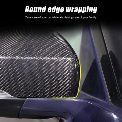 Real Carbon Fiber Rearview Mirror Trim For LR Range Rover Sport L494 14-22 US 2
