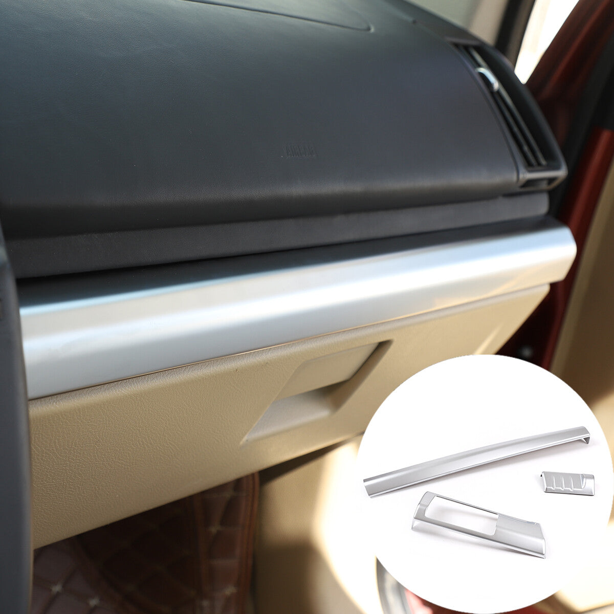 Dashboard Console Decoration Cover Trim For Land Rover Freelander 2 LR2 07-15 2