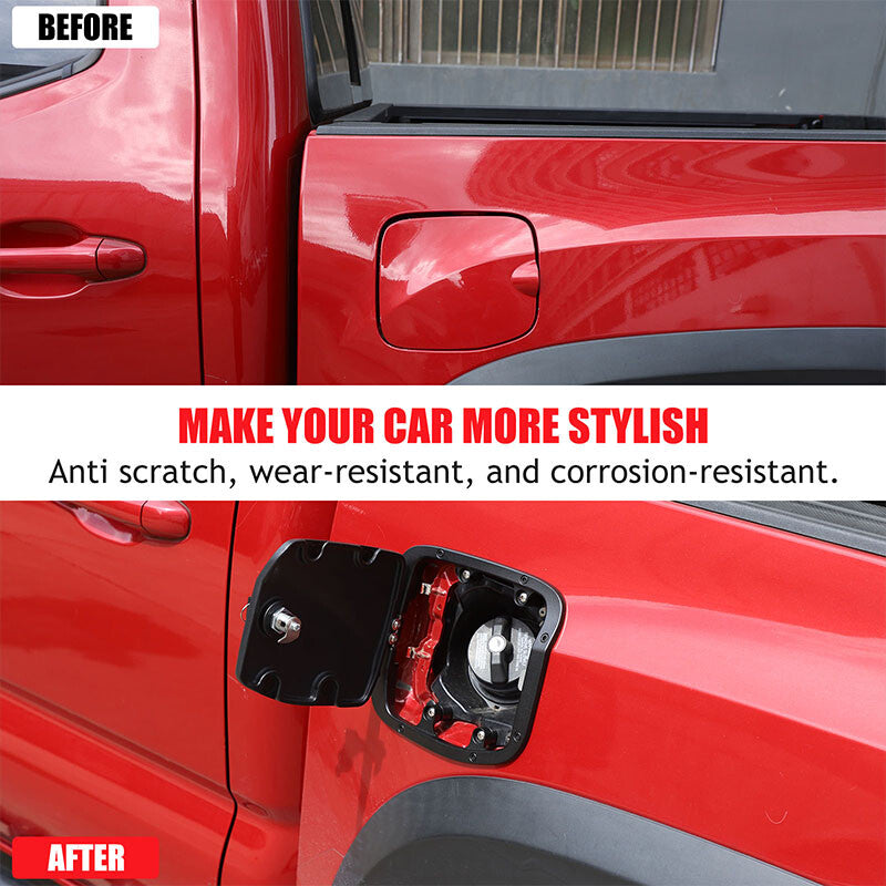 7 Styles Door Fuel Tank Cover W/ Lock Gas Cap Tank Trim For Toyota Tacoma 16-22 45