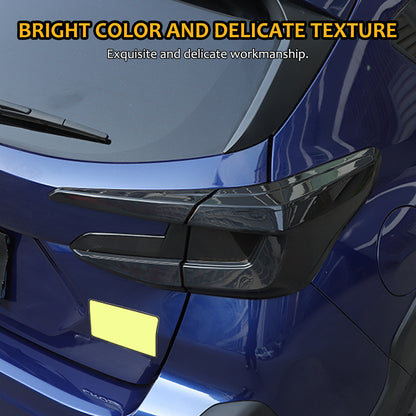 Smoked Black Rear Tail Light Guard Decor Cover Trim For Subaru Crosstrek 2024+ 11