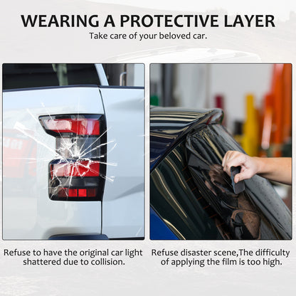 Smoked Blackout Tail Light Lamp Cover Bezel Overlay Trim For Nissan Frontier 22+ 9