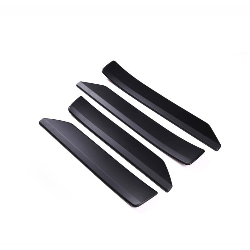 Matte Black Interior Door Panel Decorative Trim For Toyota Tun-dra 2014-2021 8