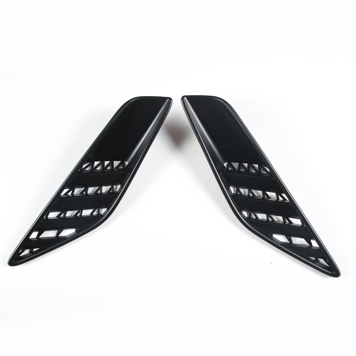 Matte Black ABS Fender Air Vent Outlet Trim For Corvette C7 2014-2019 5