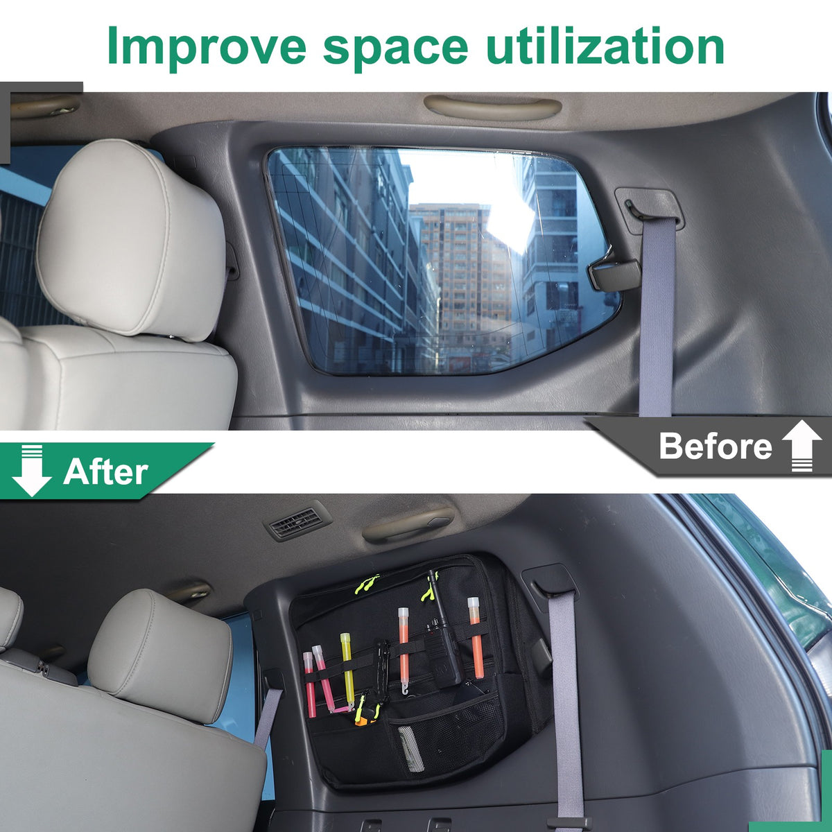 Right Side Cargo Trunk Storage Bag For Toyota Land Cruiser Prado J120 2003-09 US 13