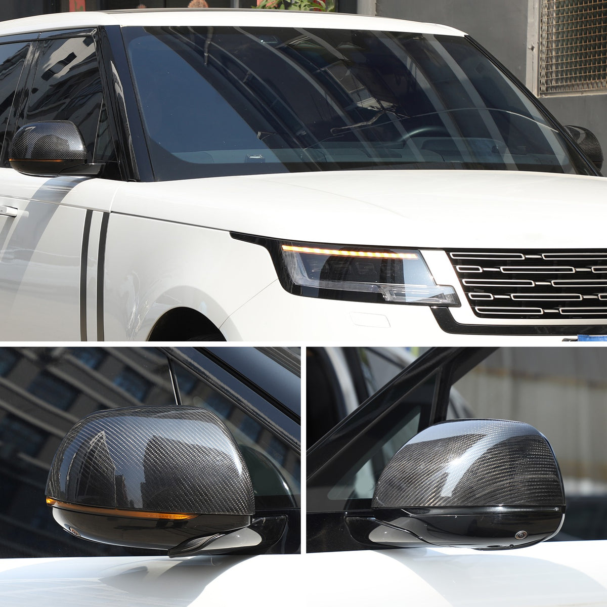 Real Carbon Fiber Side Mirror Cover For LR Range Rover Sport L461 Vogue L460 23+ 5