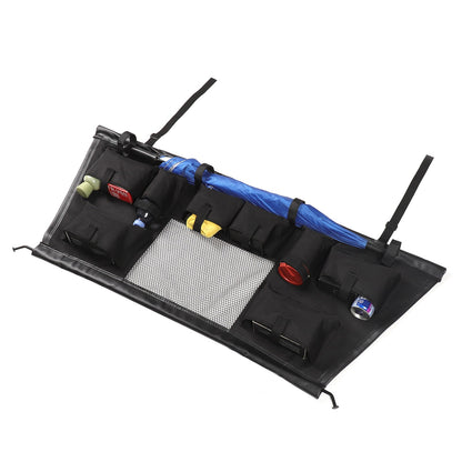 Rear Trunk Cargo Net Storage Bag Tray For Volvo XC90 2015+ 11