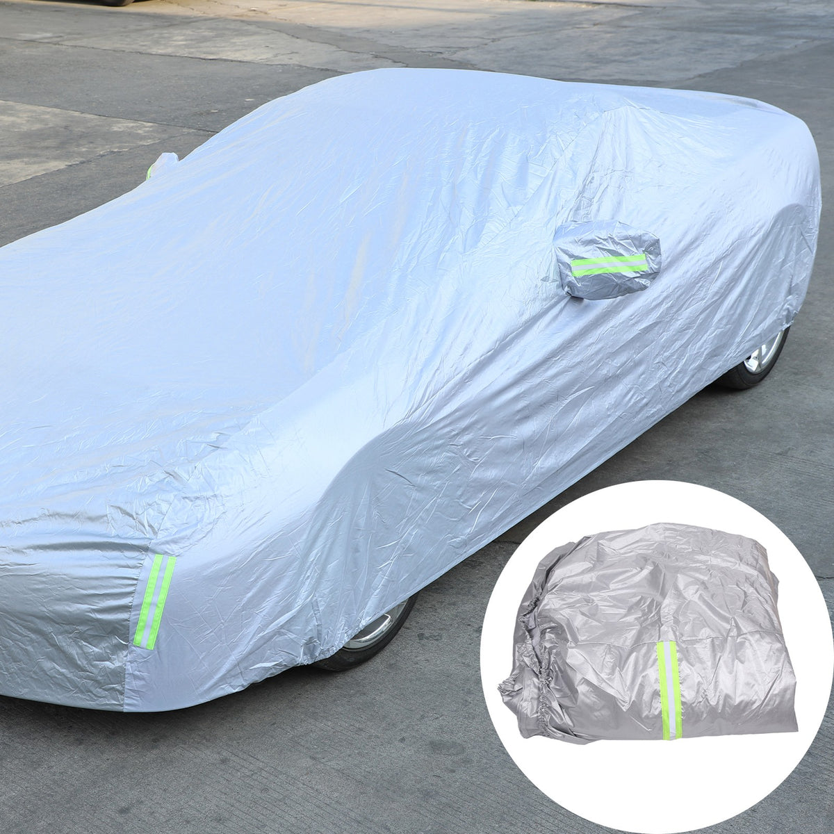 Full Car Cover Outdoor Waterproof Sun Heat Resistant For Corvette C6 2005-2013 11