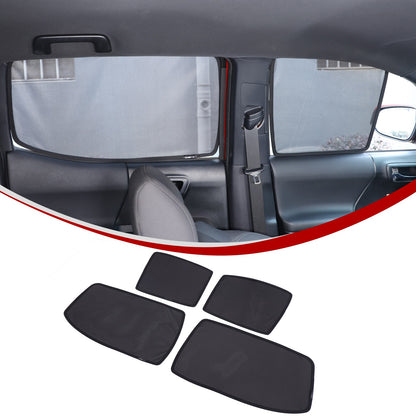Front Rear Window Sun Shade Cover Mesh Shield Screen For Toyota Tacoma 2016-2022 18