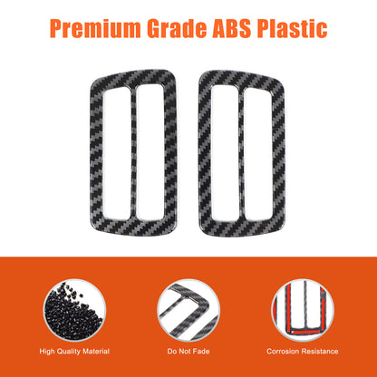 ABS Carbon Fiber Interior Full Set Panel Cover Trim Kit for Toyota Tacoma 24-26 - Styles 11-15 8