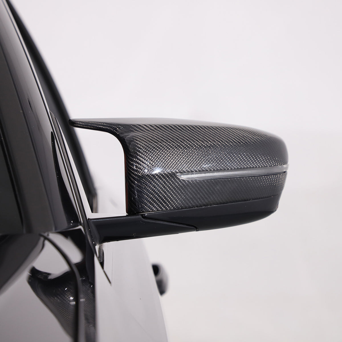 Real Carbon Fiber Rearview Mirror Cover Caps For 19-21 BMW 3 G15 G20 G21 G22 G30 6