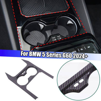 Purple Real Carbon Fiber Interior Center Console Trim For BMW 5 Series G60 2024+ 1