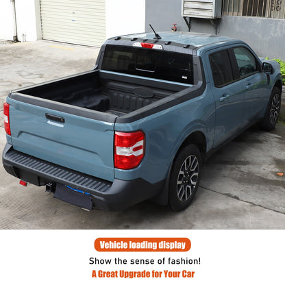 Matte Black ABS Roof Rear Spoiler Trim For Ford Maverick 2022+ 18