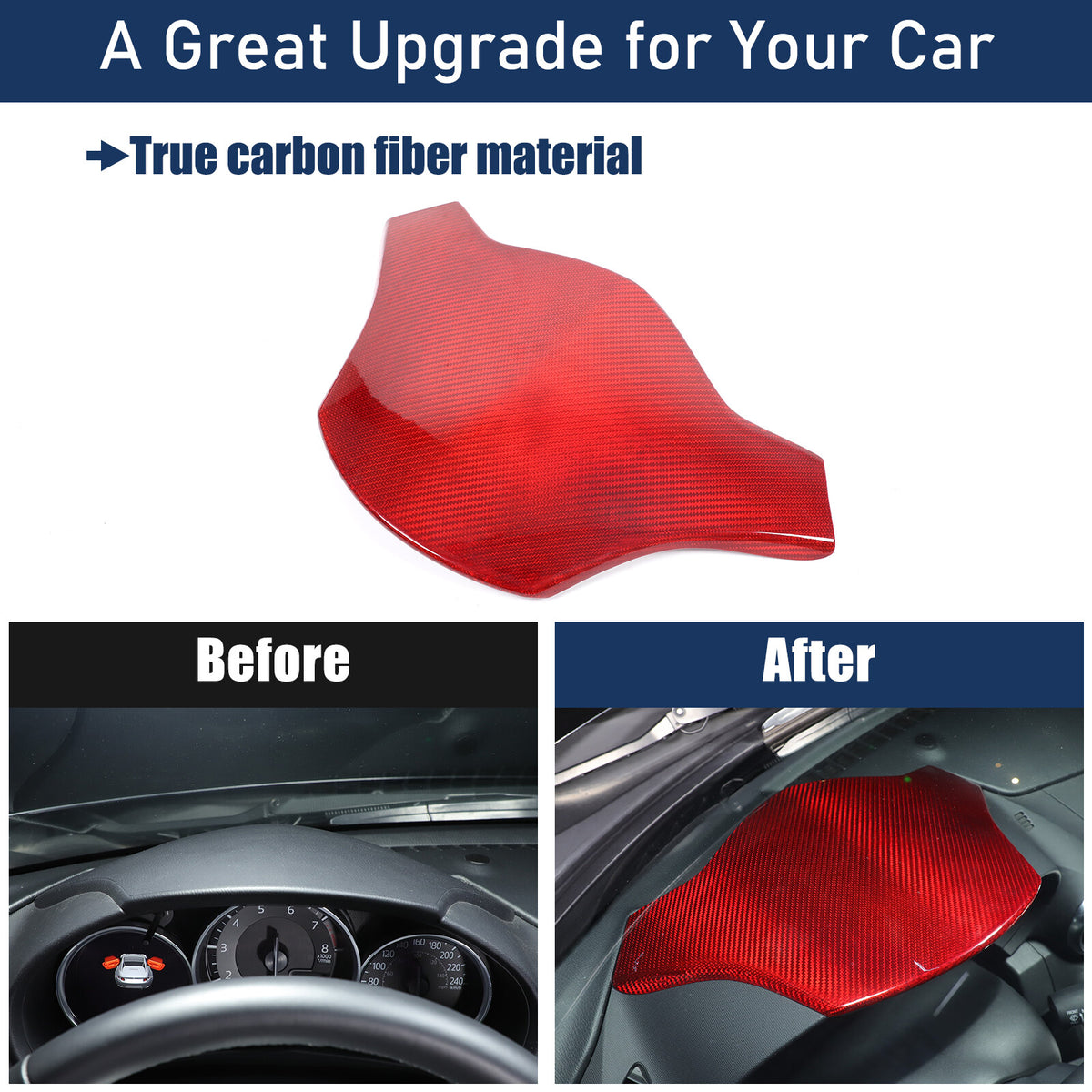 Red Real Carbon Fiber Interior Full Interior Trim For Mazda MX-5 Miata 2016-2026 - Variants 1-5 56