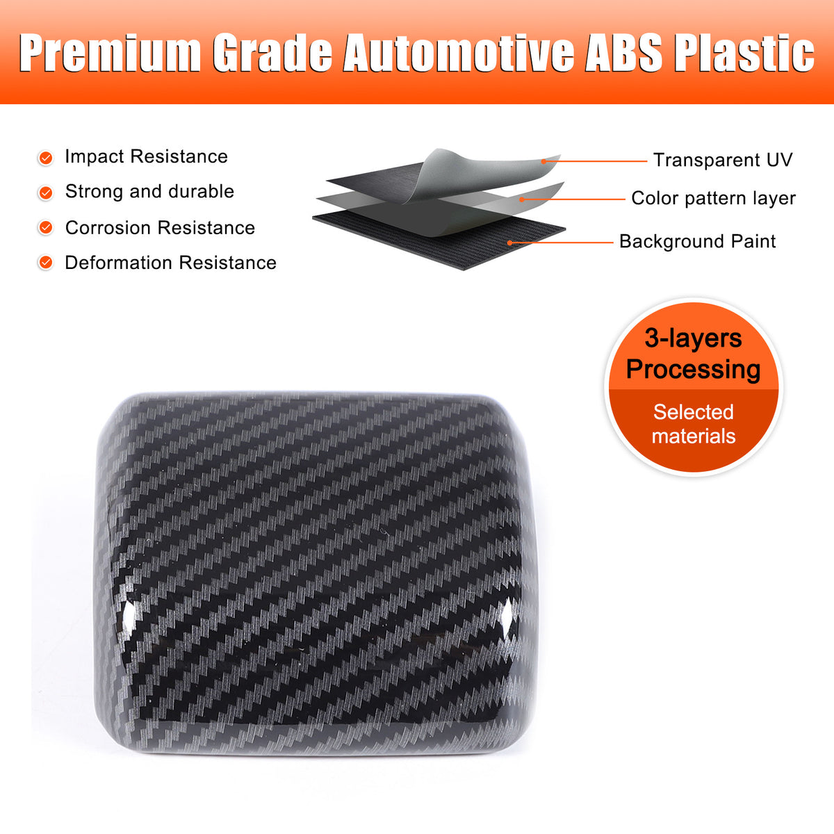 ABS Carbon Fiber Interior Full Set Panel Cover Trim Kit for Toyota Tacoma 24-26 - Styles 11-15 16