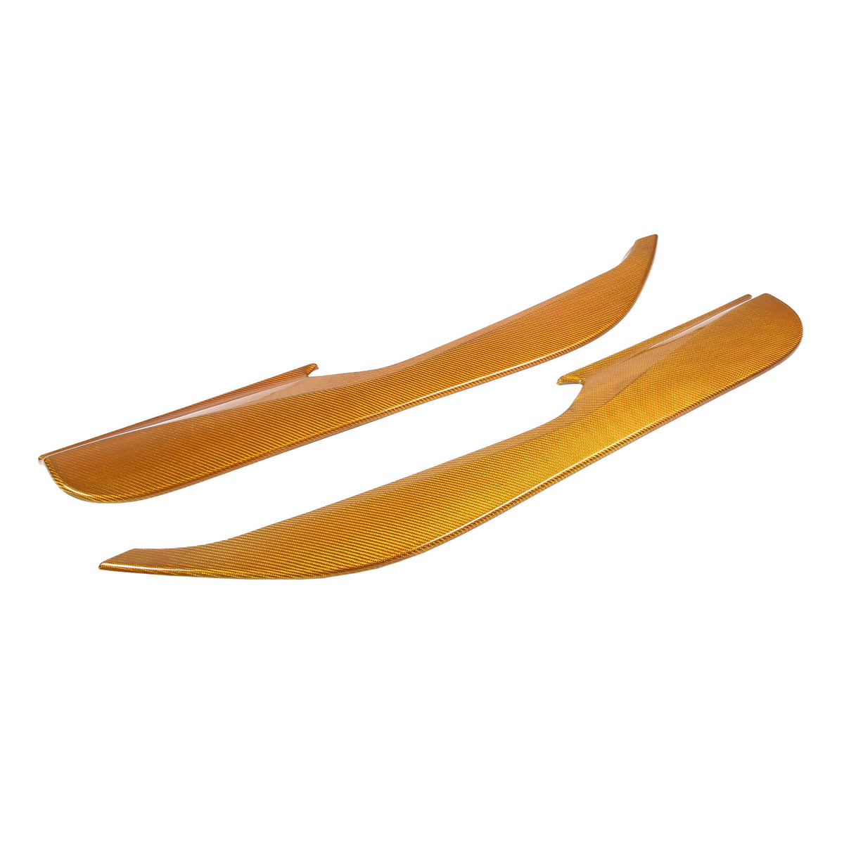 Yellow Carbon Fiber Interior Door Anti-kick Panel Cover Trim For Corvette C8 20+ 12