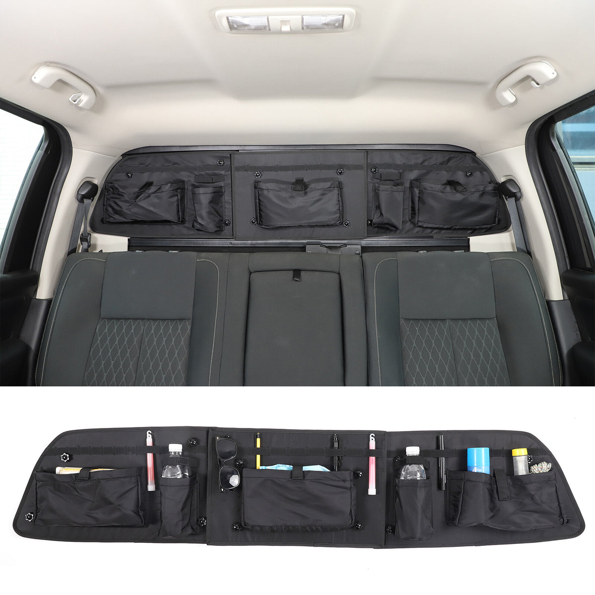 Tailgate Trunk Storage Bag Case Cover Tool Organizer For Nissan Titan 2016-2023 11