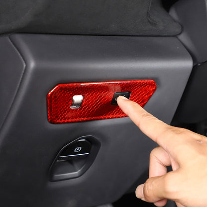 Red Real Carbon Fiber Interior Exterior Conosle Trim Cover For Lotus EMIRA 21-25 32