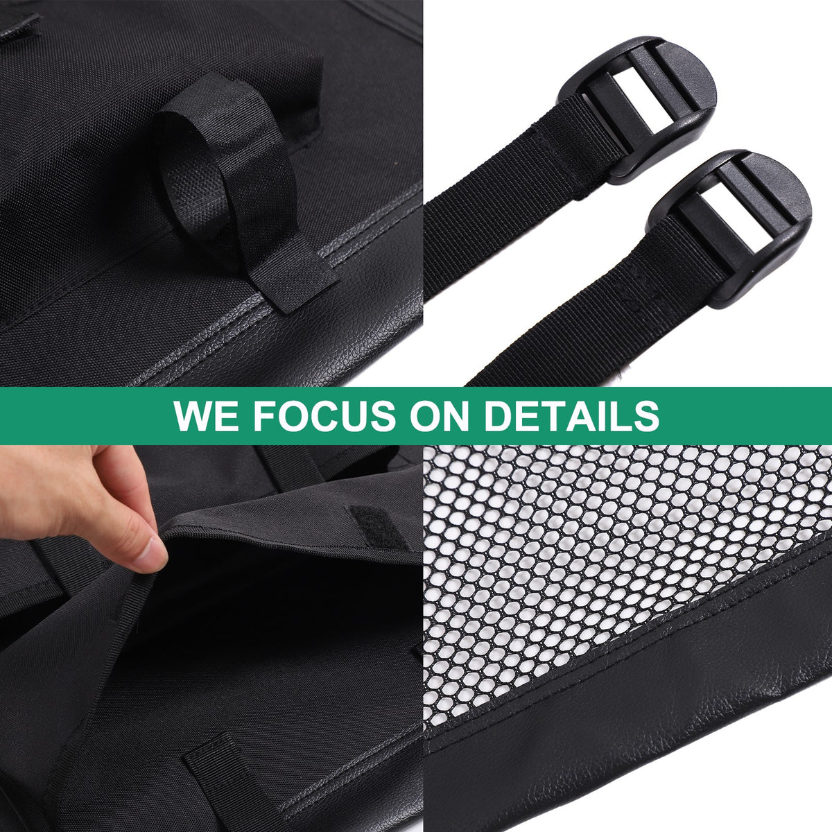 Rear Trunk Cargo Organizer Isolation Net W/ Bag For LR Defender 110 L663 20-23 11