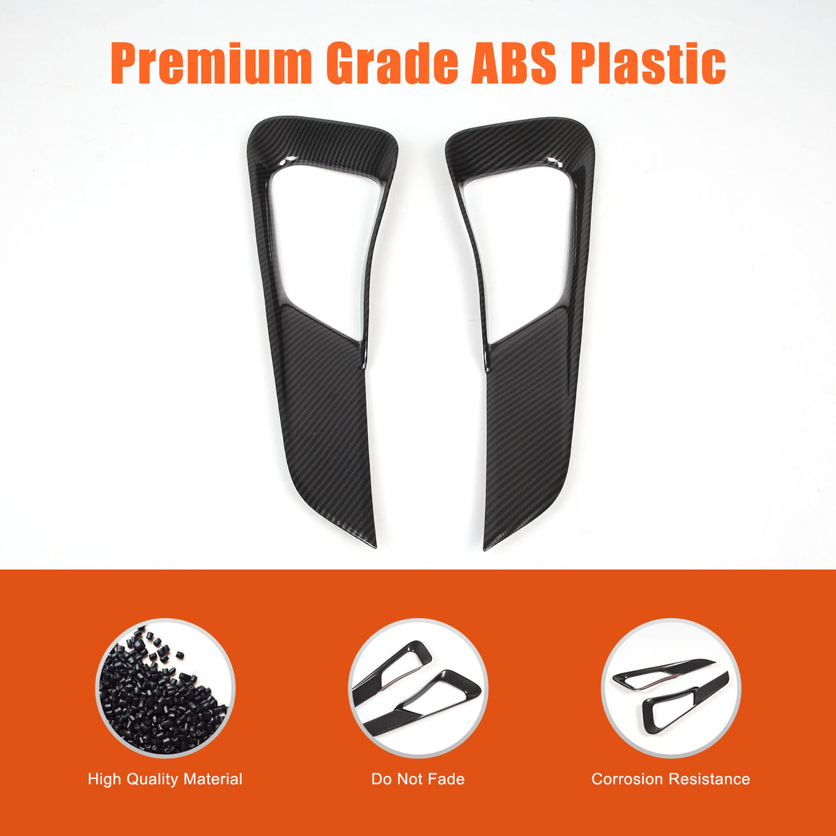 ABS Carbon Fiber Center Console Gear Shift Strip Trim For Range Rover Sport 23+ 8