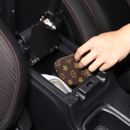 Alloy Center Console Safe GUN Storage Lock Box W/ TRAY For Subaru WRX VB 22+ US 13
