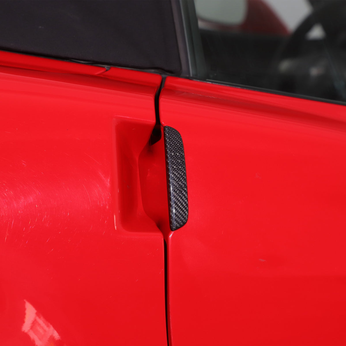 Real Dry Carbon Fiber Door Handle Trim For Corvette C6 2005-2013 18