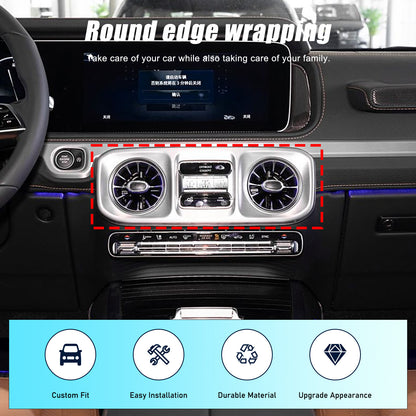 Real Carbon Fiber Center Console Air Vent Trim For Benz G Class W465 G500 25+ 6