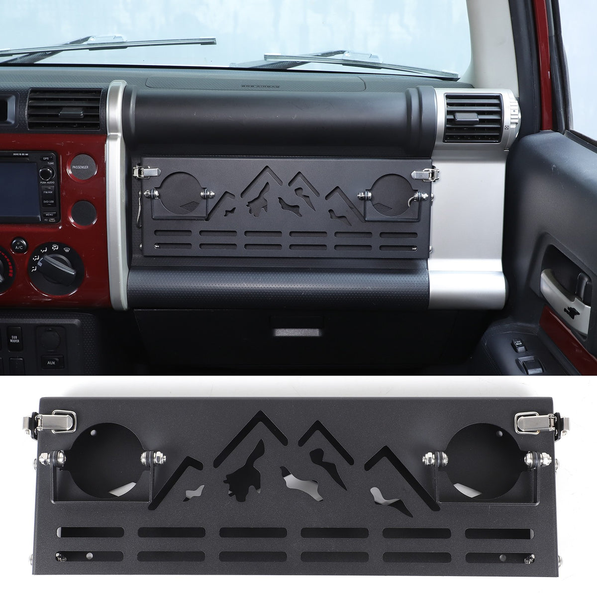 Multi-Functional Storage Rack Molle Panel For Toyota FJ Cruiser 2007-2021 US 5