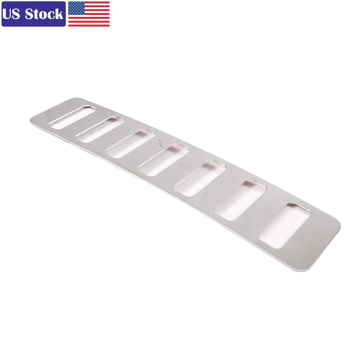 Chrome Front bumper Lower Grille Trim Cover Fit For Hummer H2 SUV SUT 2003-09 US 9