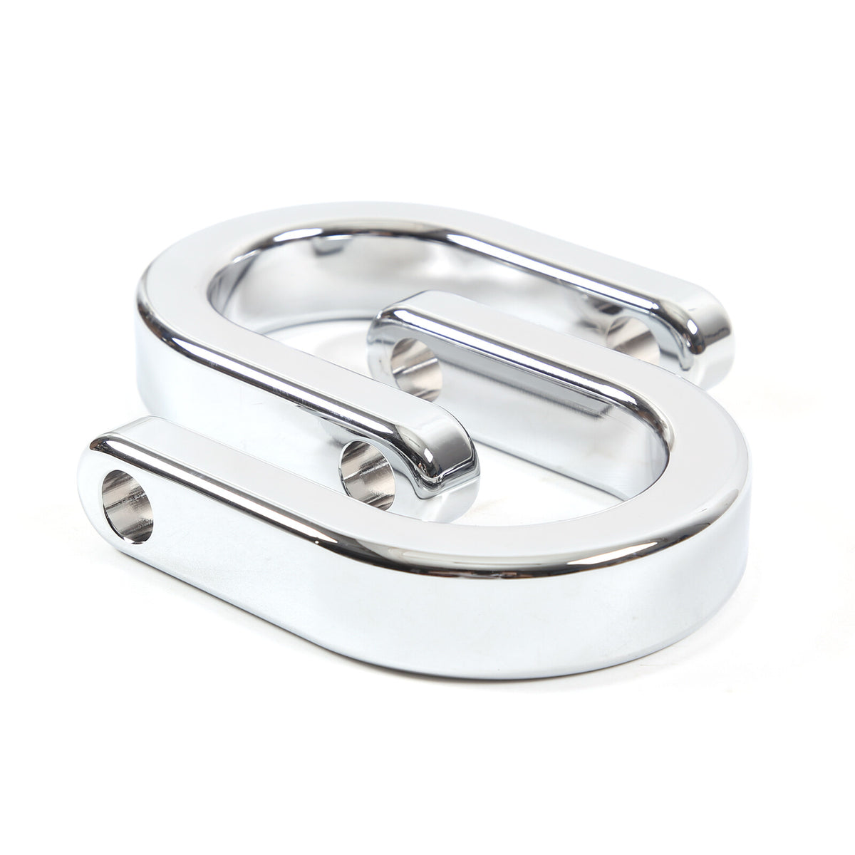 2PCS Silver Car Tow Hook Track Racing Trailer Ring For Hummer H2 2003-2009 US 5