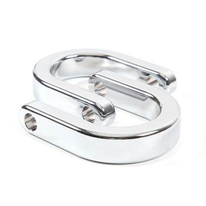 2PCS Silver Car Tow Hook Track Racing Trailer Ring For Hummer H2 2003-2009 US 5