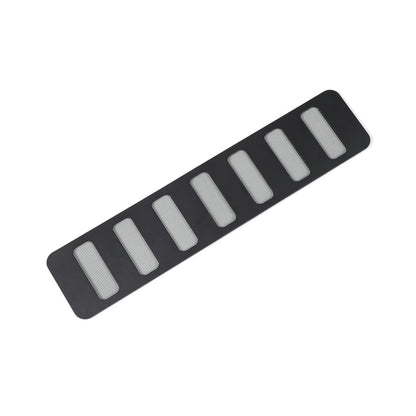 Black Alloy Black Front bumper Lower Grille Trim Cover For Hummer H2 2003-2009 10
